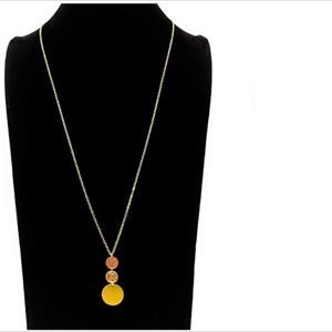 ʕ·ᴥ·ʔLong Pendant Necklace Simple Triangle Layer Y Strands